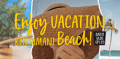 Peachlona Script Font Poster 7