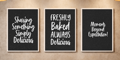 Peachlona Script Font Poster 2