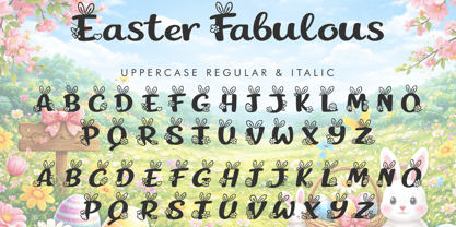 Easter Fabulous Italic Font Poster 5