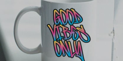 Rainy City Graffiti Font Poster 7