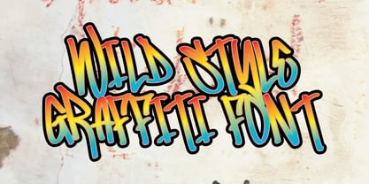Rainy City Graffiti Font Poster 8