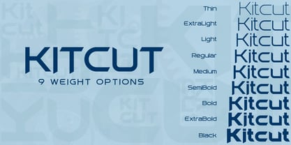 Kitcut Font Poster 2