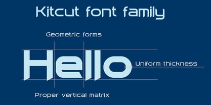 Kitcut Font Poster 3