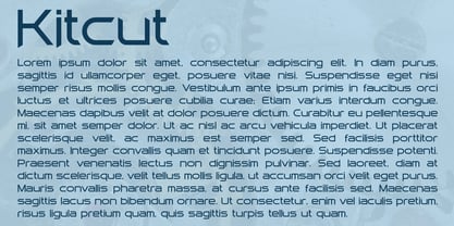 Kitcut Font Poster 6