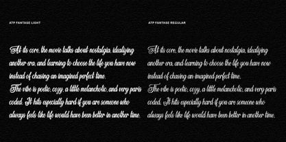ATP Fantase Font Poster 4