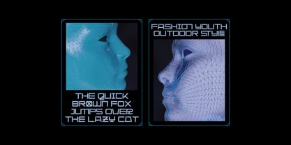 Klase Cyberpunk Font Poster 5