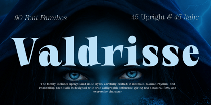 Valdrisse Font Poster 1