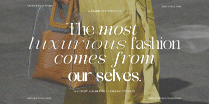 Galdertin Charetam Font Poster 10
