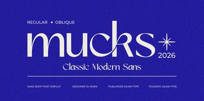 Mucks Font Poster 1