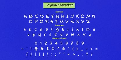 Marua Font Poster 9
