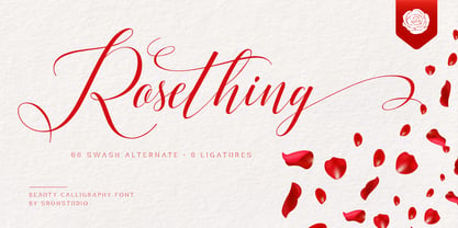 Rosething Font Poster 1
