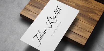 Rosething Font Poster 8