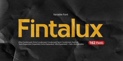 Fintalux Font Poster 1
