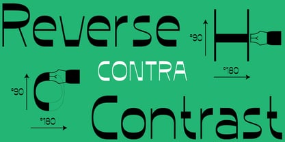 Contra Font Poster 1