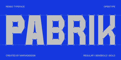 Renso Font Poster 3
