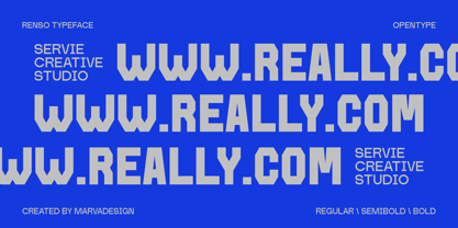 Renso Font Poster 10