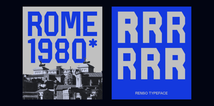 Renso Font Poster 4