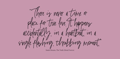 Bloating Signature Font Poster 3