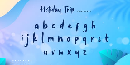 Holiday Trip Font Poster 10