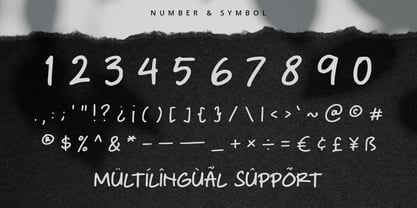 Virtual Note Font Poster 9