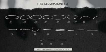 Virtual Note Font Poster 2