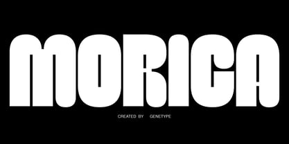 Morica Font Poster 1