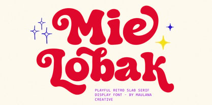 MC Mie Lobak Font Poster 1