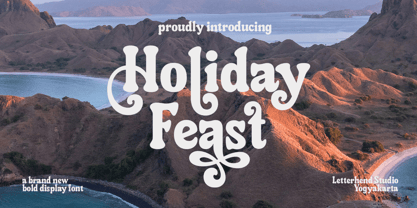 Holiday Feast Font Poster 1