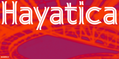 Hayatica Font Poster 1