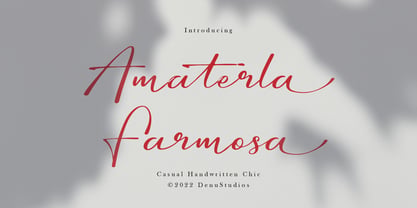 Amaterla Farmosa Font Poster 1
