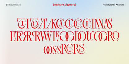 Gafsure Font Poster 14