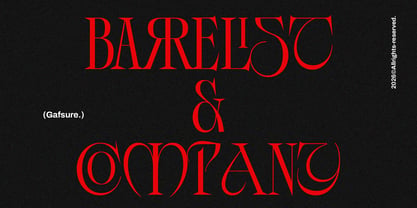 Gafsure Font Poster 15