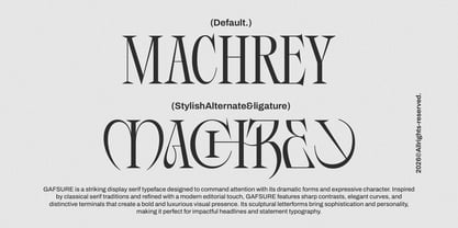Gafsure Font Poster 6