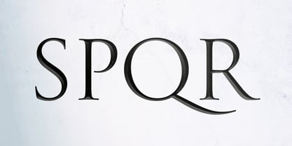 Perfect Roman Font Poster 2