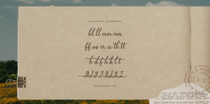Estalion Linier Font Poster 12