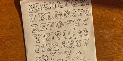 Cirque de la Lune Font Poster 4