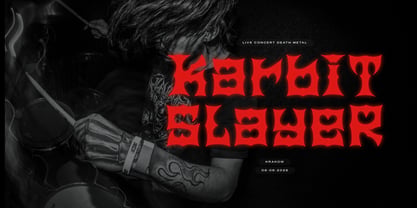 Tribal Combat Font Poster 5