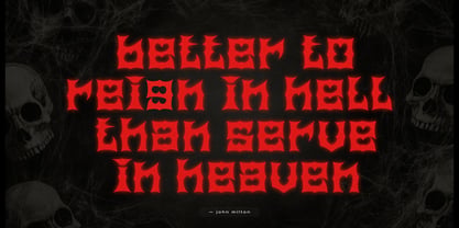 Tribal Combat Font Poster 4