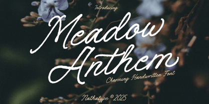 Meadow Anthem Font Poster 1