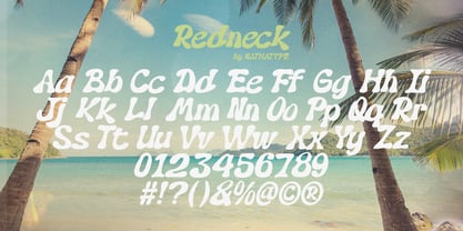 Redneck Font Poster 6