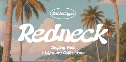 Redneck Font Poster 1