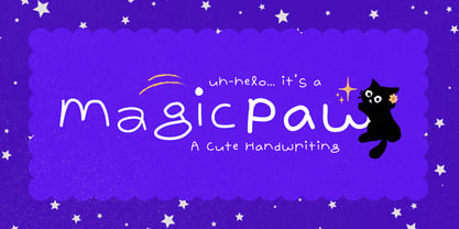 Magic Paw Font Poster 1