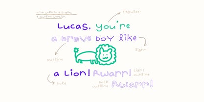 Magic Paw Font Poster 2