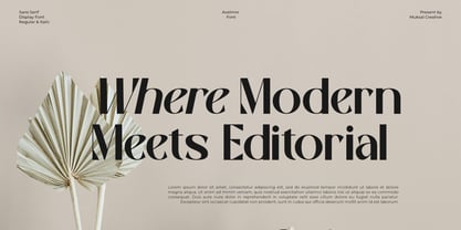 Avelmor Font Poster 2