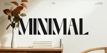 Avelmor Font Poster 3