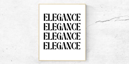 Avelmor Font Poster 8