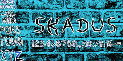 Skadus Font Poster 2