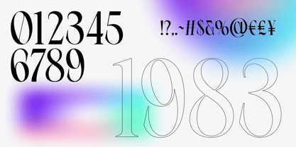 Ephidona Font Poster 7