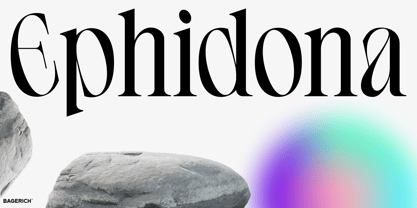 Ephidona Font Poster 1