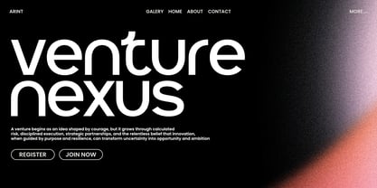 Arint Font Poster 2